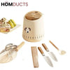 Rotating Jumbo Utensil Holder: Large Capacity Kitchen Organizer