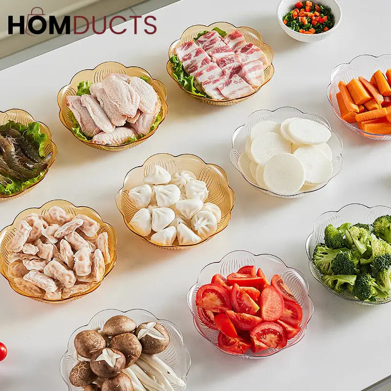 Rotating Luxury Fruit Plate - Elegant Snack & Candy Serving Tray