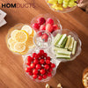 Rotating Luxury Fruit Plate - Elegant Snack & Candy Serving Tray