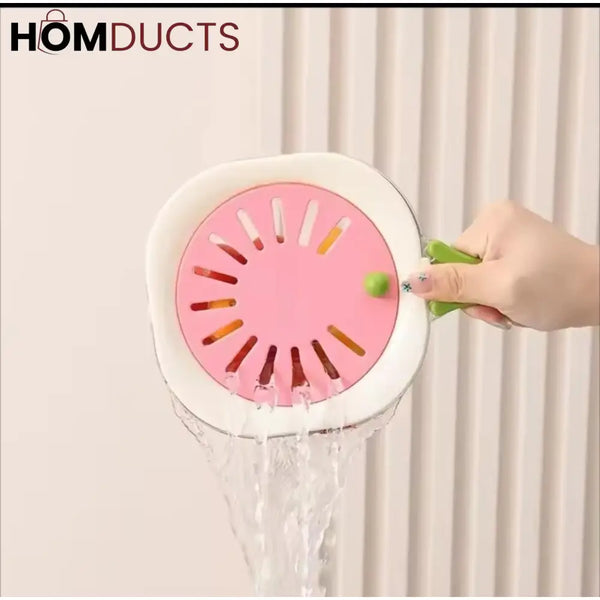 Rotating Stackable Produce Storage Box – Fresh-Keep Organizer with Handle