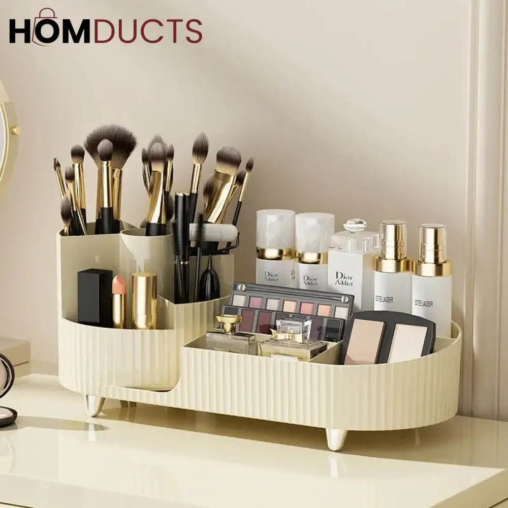 Rotating Vanity Makeup Organizer