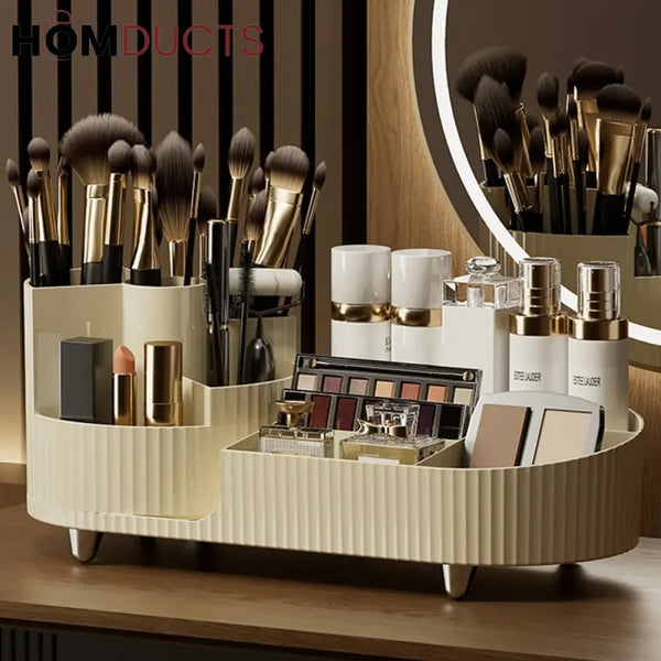 Rotating Vanity Makeup Organizer