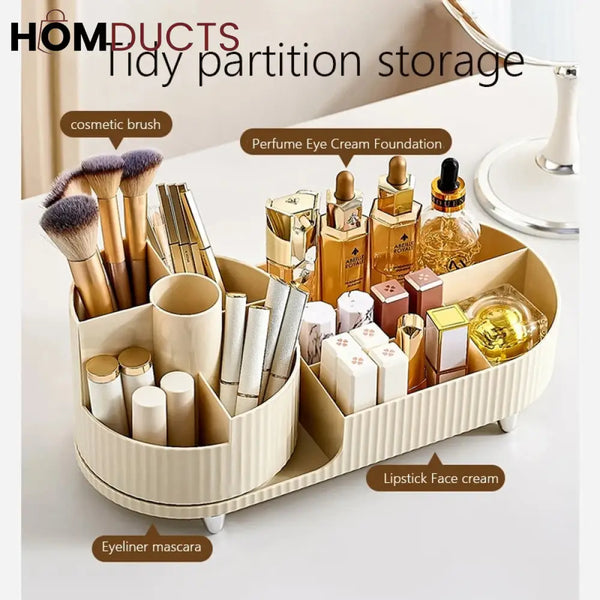 Rotating Vanity Makeup Organizer