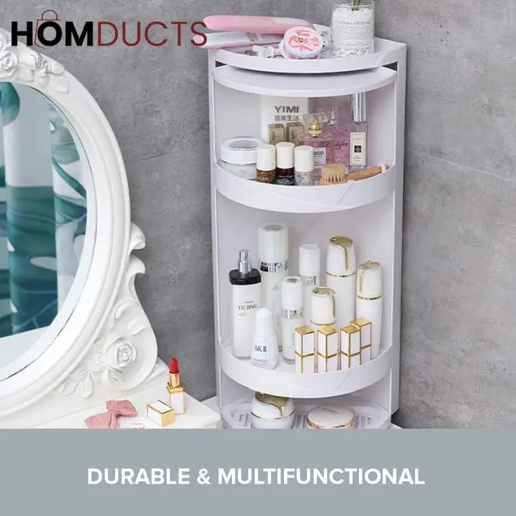 Rotating Wall Mounted Storage Cabinet - Space Saving Organizer