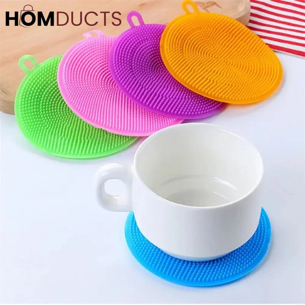 Round Silicone Sponge(4Pcs)