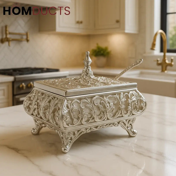 Royal Silver Sugar Server with Spoon