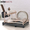 Rust Proof Luxury Dish Drying Rack (Premium Quality)