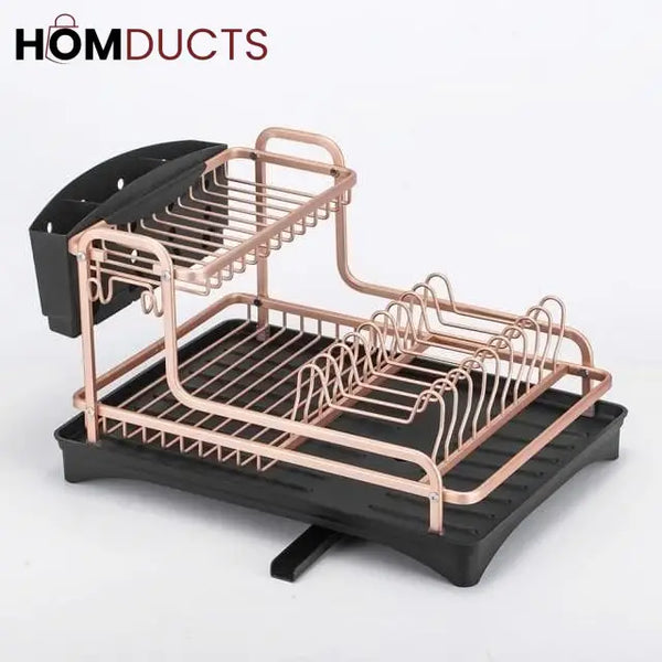 Rust Proof Luxury Dish Drying Rack (Premium Quality)