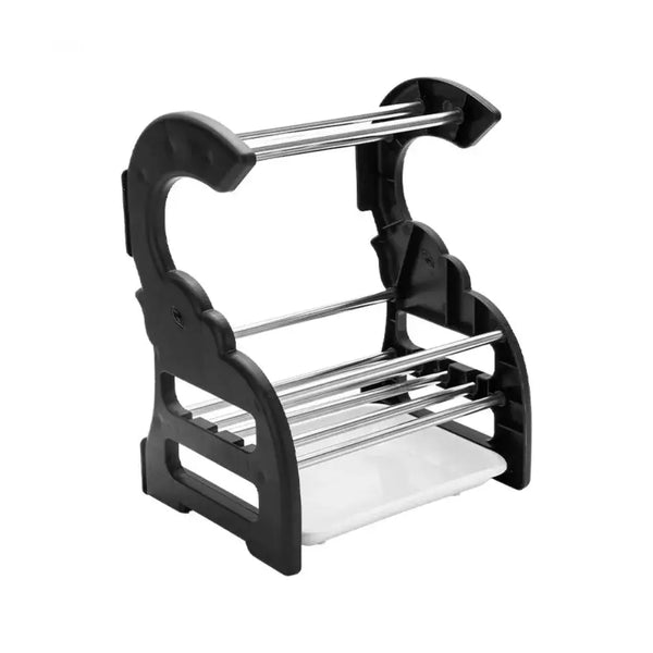 Rust-Proof Stainless Steel Sponge Holder for Kitchen Sink - Durable & Hygienic Storage