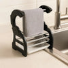Rust-Proof Stainless Steel Sponge Holder for Kitchen Sink - Durable & Hygienic Storage