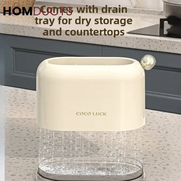 Safe & Sleek Knife Storage Block | Modern Kitchen Organizer