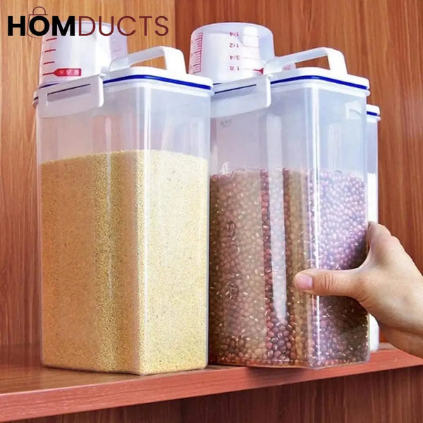 Sealed Airtight Grain Jar (2.5Kg)