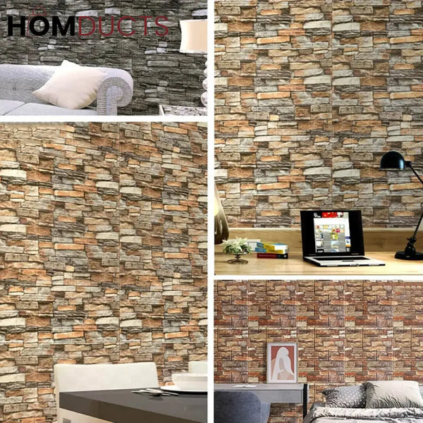 Self Adhesive Brick Wall Sheet