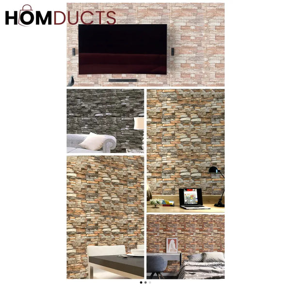 Self Adhesive Brick Wall Sheet