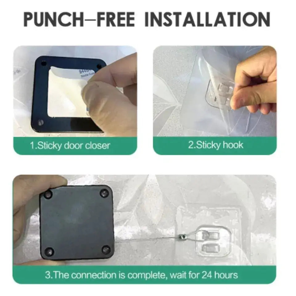 Self - Adhesive Door Closer