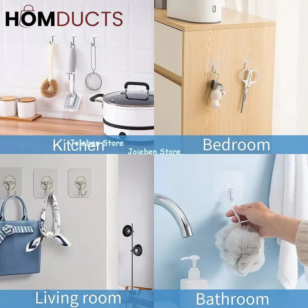 Self - Adhesive Hooks (5Pcs)