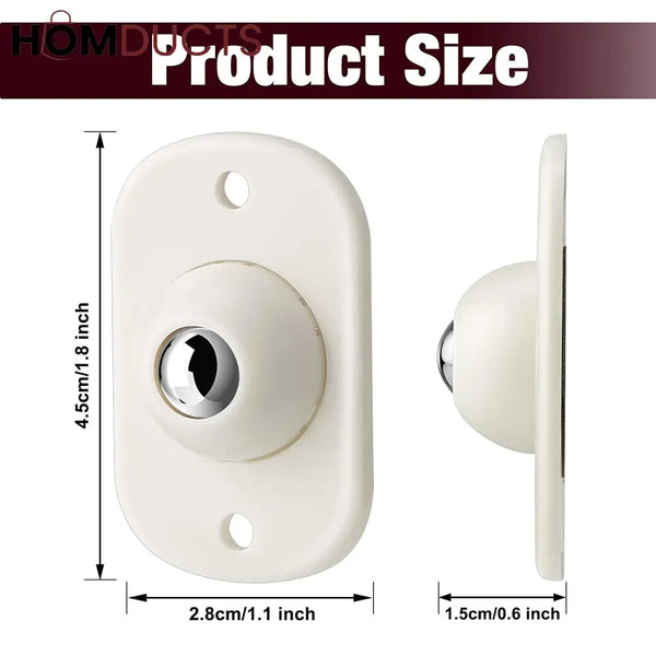 Self - Adhesive Pulley Rotating Wheels