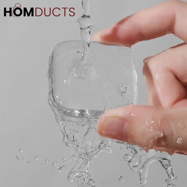 Self-Adhesive Silicone Door Handle Wall Protector – Shock Absorbing Bumper Pads for Walls Furniture & Appliances 6pcs