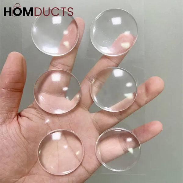 Self-Adhesive Silicone Door Handle Wall Protector – Shock Absorbing Bumper Pads for Walls Furniture & Appliances 6pcs