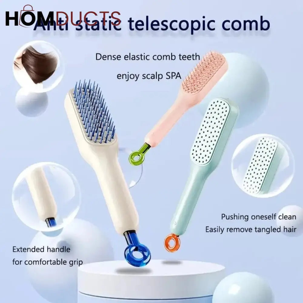 Self Cleaning Hair Comb