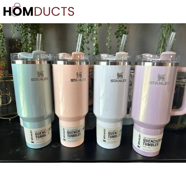 Shimmering Stanley Tumbler - Quencher H2.0 Insulated Cup With Straw