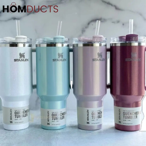 Shimmering Stanley Tumbler - Quencher H2.0 Insulated Cup With Straw