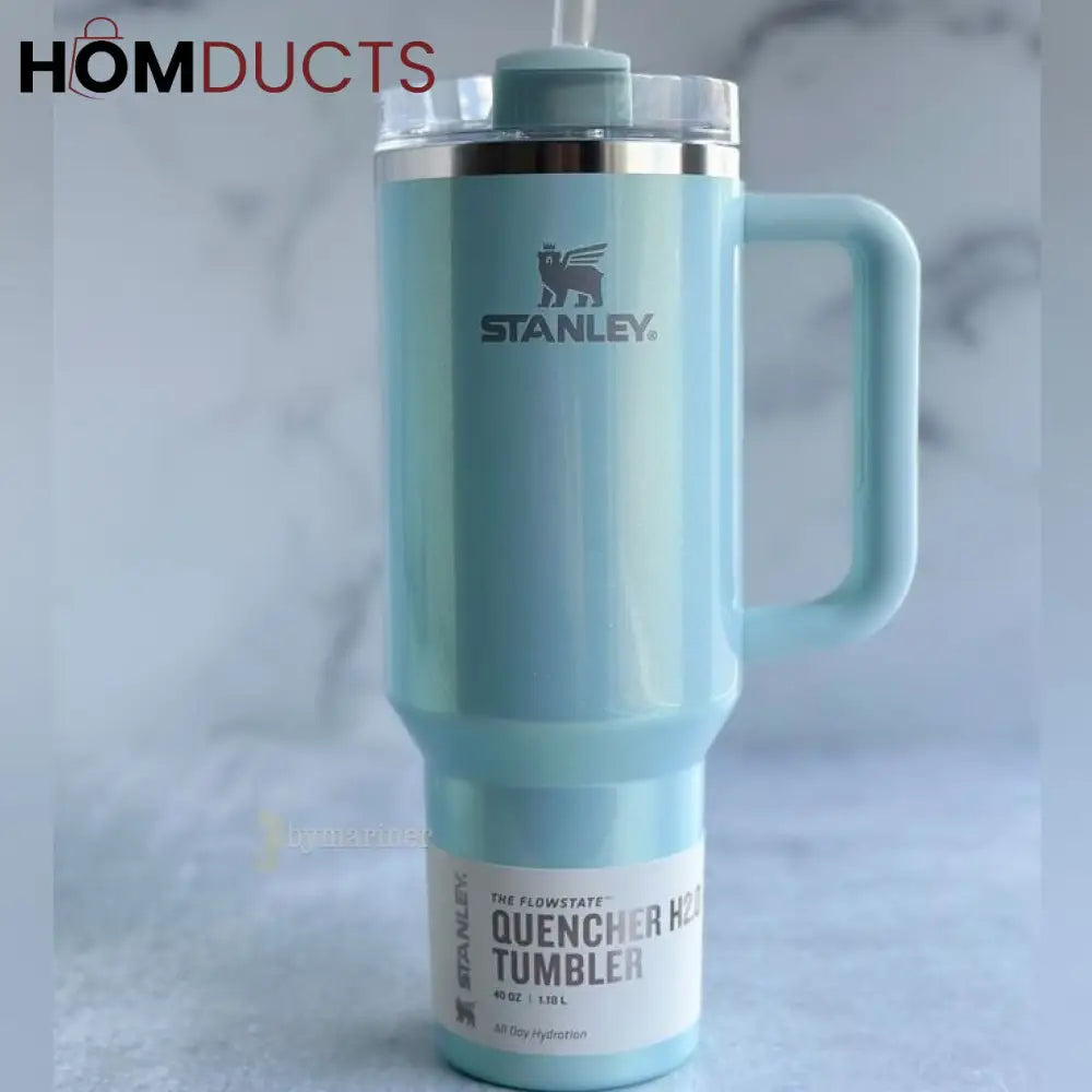 Shimmering Stanley Tumbler - Quencher H2.0 Insulated Cup With Straw