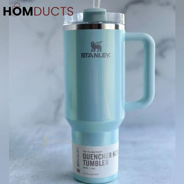 Shimmering Stanley Tumbler - Quencher H2.0 Insulated Cup With Straw