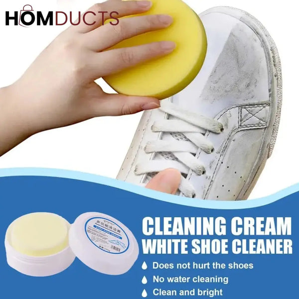 Shoes Cleaning Cream With Sponge