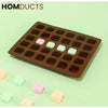 Silicone Alphabet Letter Mold for Chocolate, Ice, Candy & Cake Decor - Non-Stick & Food Grade