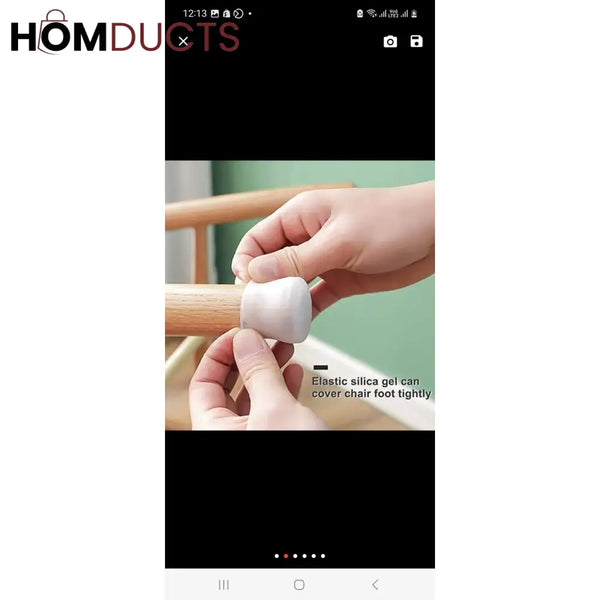 Silicone Chair Cover (Pack Of 4Pcs)