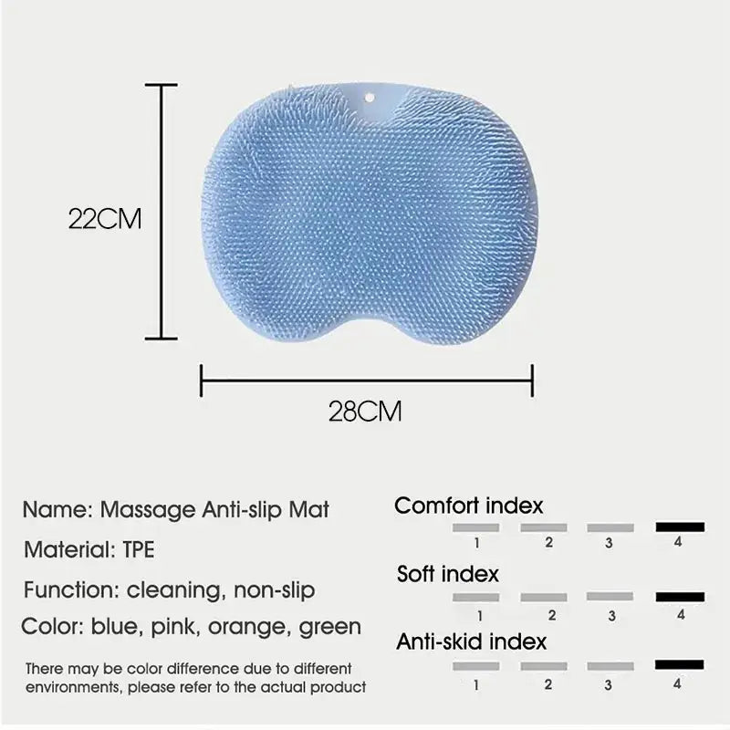 Silicone Exfoliating Non - Slip Massager Matt