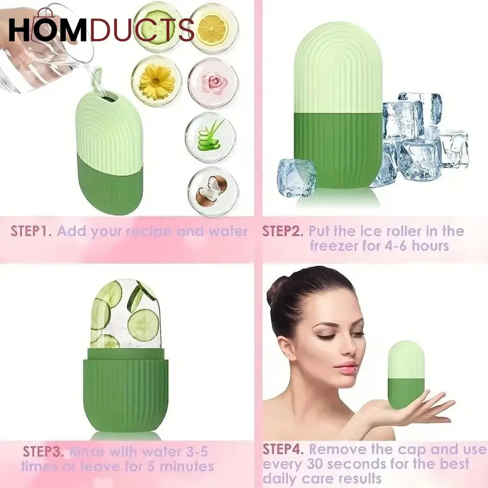 Silicone Face Ice Roller