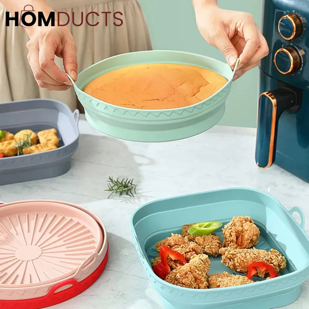 Silicone Foldable Air Frying Pot