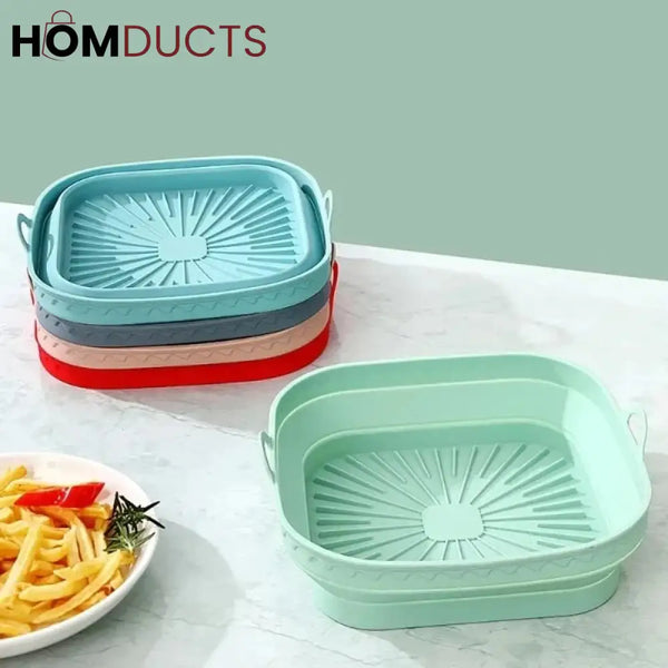 Silicone Foldable Air Frying Pot