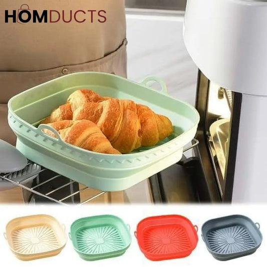 Silicone Foldable Air Frying Pot