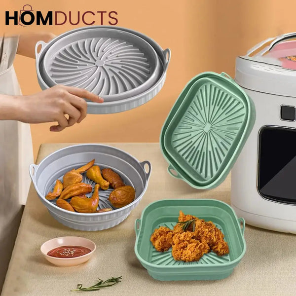 Silicone Foldable Air Frying Pot