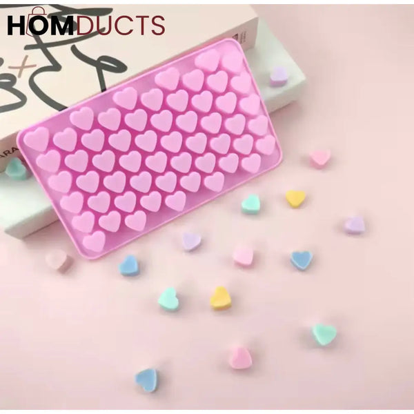 Silicone Heart Shape Chocolate Mold - Perfect for Cakes, Candies & Crafts