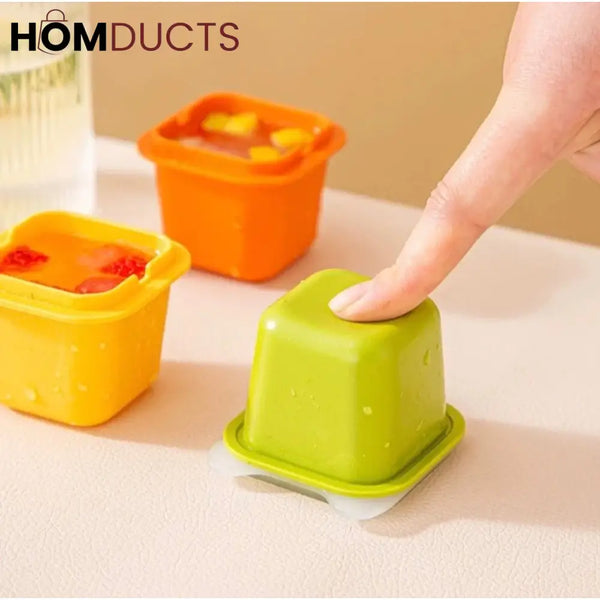 Silicone Ice Mold With Tray