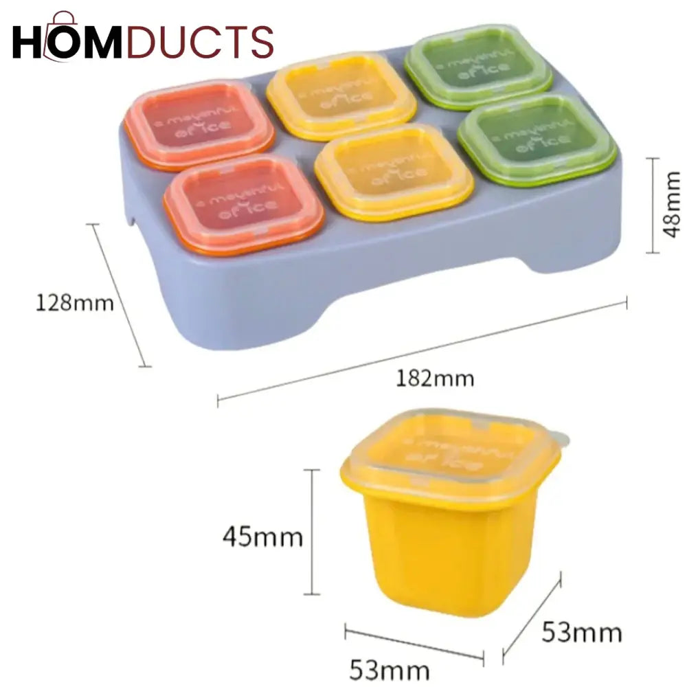 Silicone Ice Mold With Tray