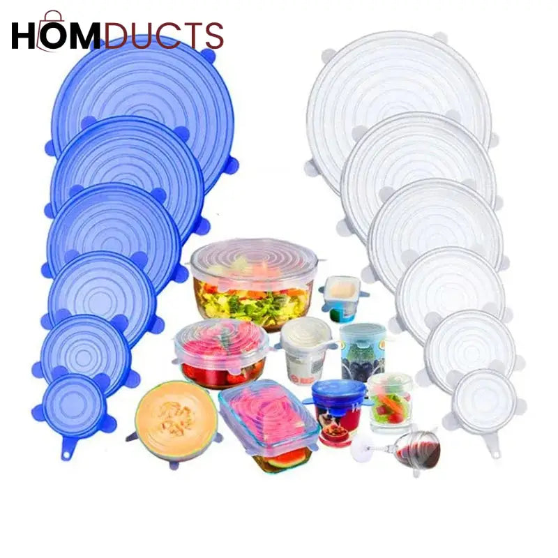 Silicone Lids (Pack Of Six)