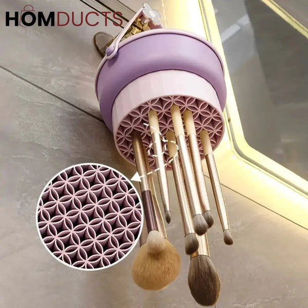 Silicone Makeup Brush Cleaner Bowl