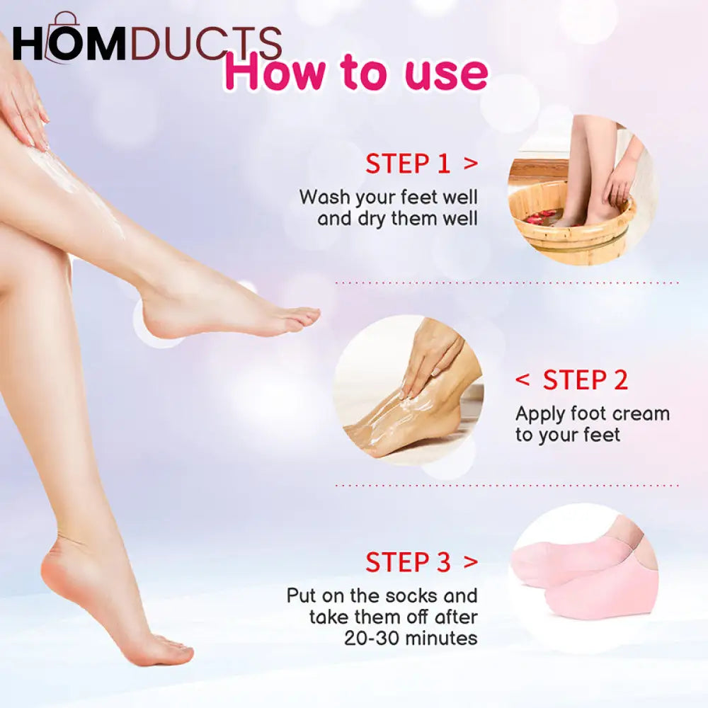 Silicone Moisturize Socks