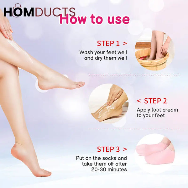 Silicone Moisturize Socks