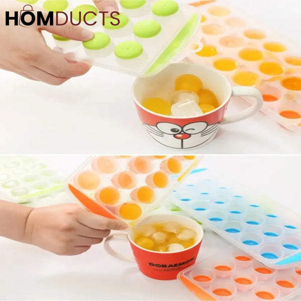 Silicone Pop Up Ice Cube Tray