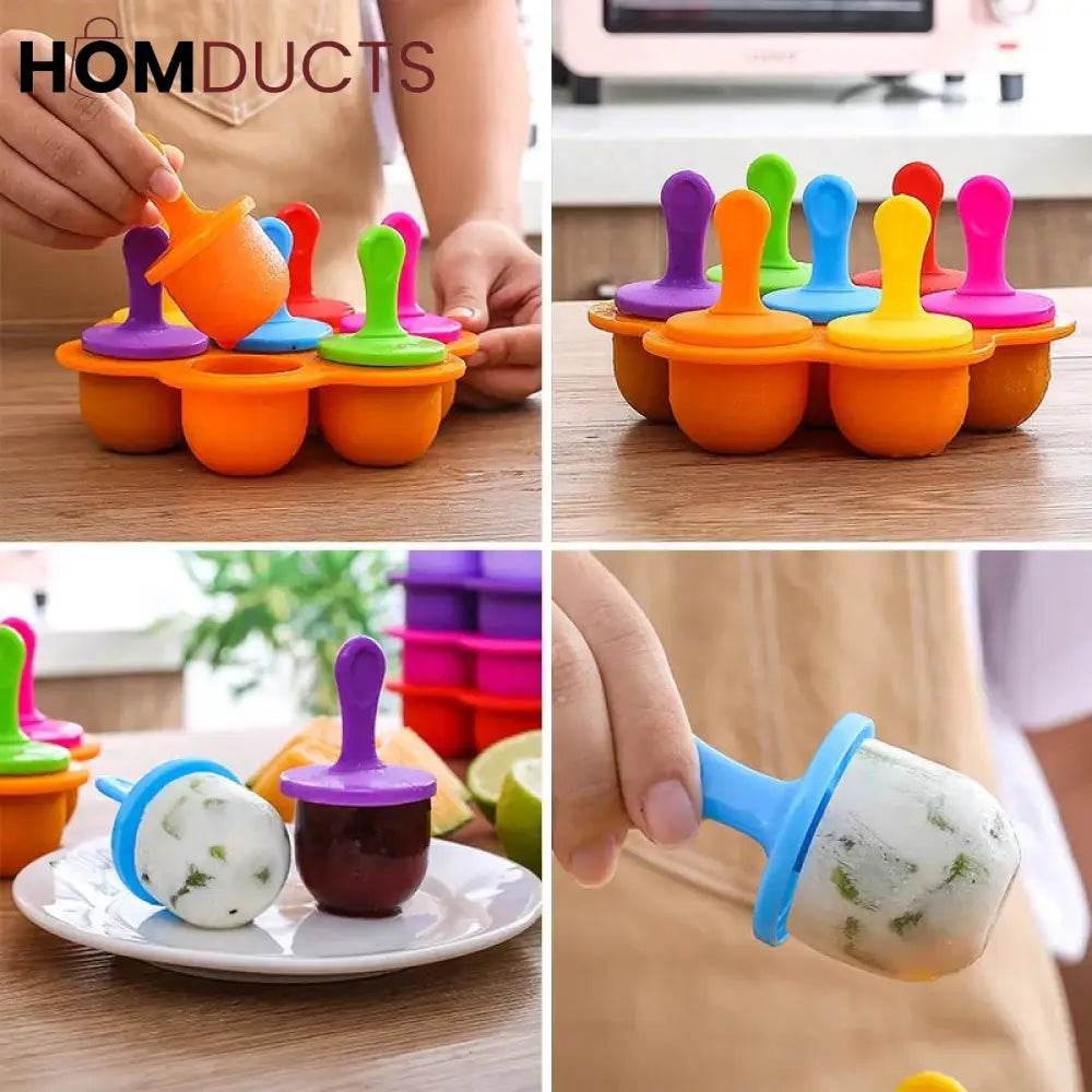 Silicone Popsicle Mold