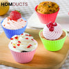 Silicone Reusable Cup Cake Mold (6Pcs Pack)