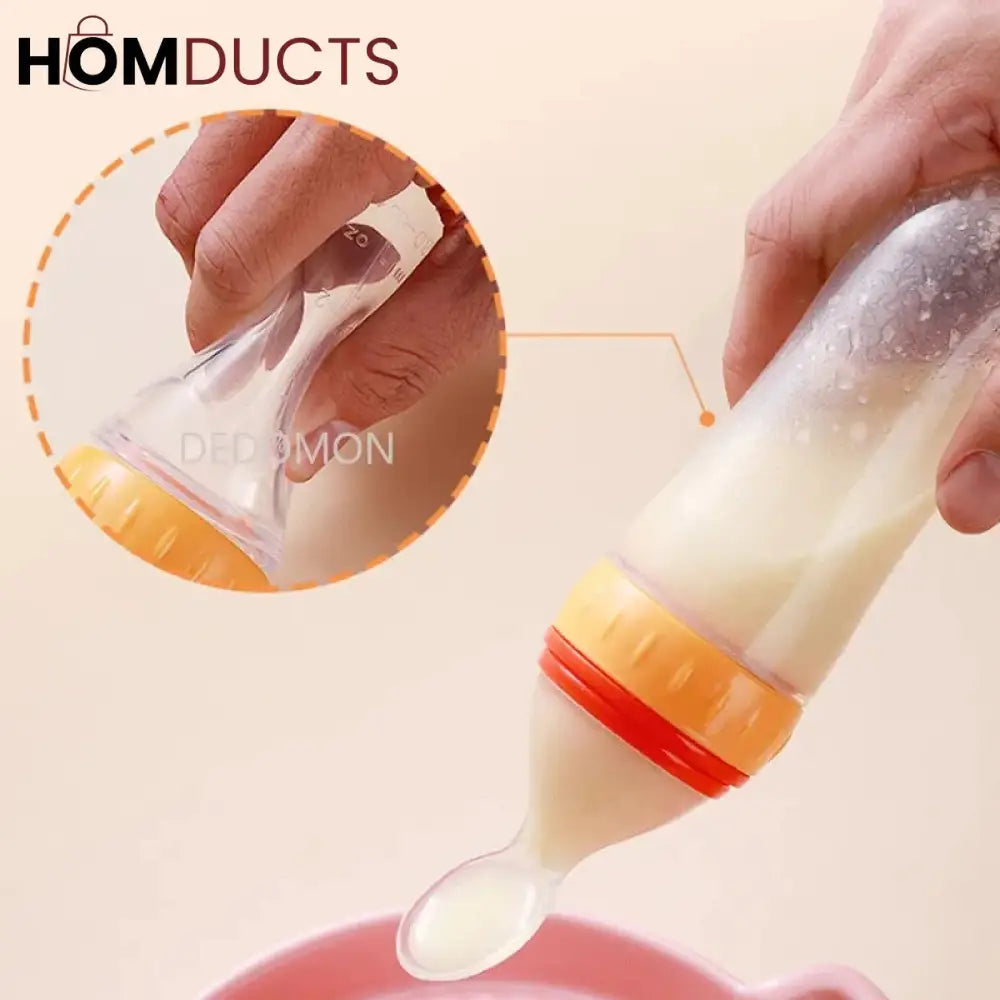 Silicone Spoon Feeder Bottle