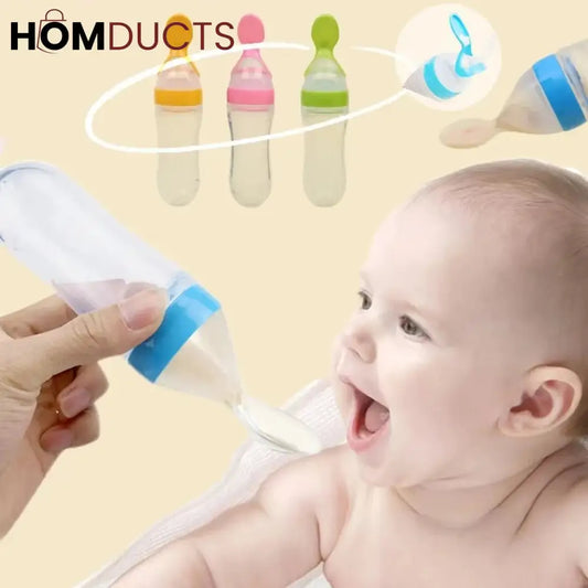 Silicone Spoon Feeder Bottle