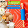 Silicone Wooden Handle Rolling Pin